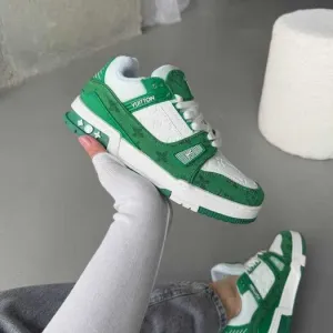 Кросівки Louis Vuitton Trainer Sneaker Green premium u2 | Кроссовки чоловічі жіночі