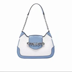 Сумка жіноча Michael kors Hally оригінал шкіра+канва