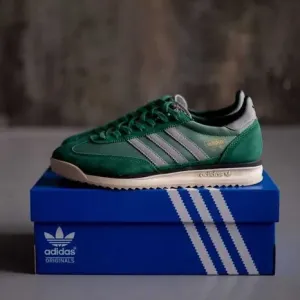 Мужские кроссовки Adidas SL 72 Green/White. Размеры 40-45