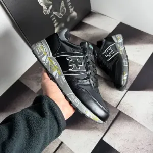 Кросівки Premiata Mase Black premium | Кроссовки чоловічі