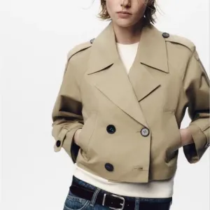 Тренч zara укорочений vloria cher17 coosh