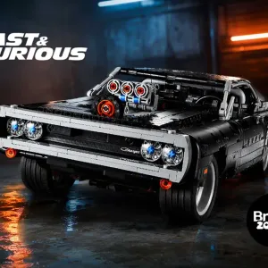 ‼️1077 деталей‼️Конструктор Dodge Charger R/T (42111) як авто Домініка Торетто з фільму Форсаж