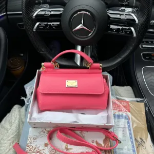 Сумка Dolce & Gabbana Mini Sicily Pink Bag