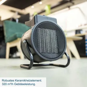 Електричний вентилятор-обігрівач дуйчик Scheppach EH3000 3000 Вт