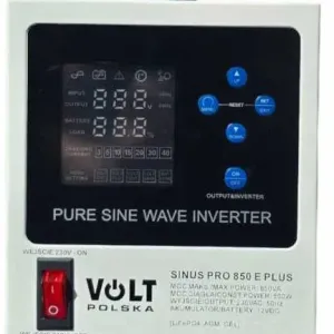 Гибридный ИБП/инвертор VoltPolska SINUSPRO 850 E PLUS 12/230V 500/850W