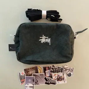 Сумка Stussy Canvas месенджер стуссі стусси +подарунок стікери Stussy