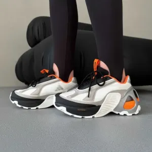 Кросівки Adidas Edge Runner White/Black/Orange premium | Кроссовки Адидас жіночі чоловічі