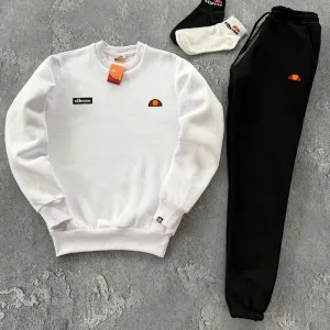 Чоловічий зимній спортивний костюм еліс на флісі Ellesse [XS,S,M,L,XL,XXL] + шкарпетки в подарунок!