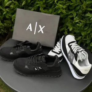Кросівки Armani Exchange чоловічі спортивні літні кросівки Армані Ексчендж білі | Кроссовки мужские летние Армани Ексченлд Armani кеди Емпоріо Армані