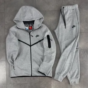 Спортивний костюм Nike Tech Fleece Сірий костюм Найк Теч Фліс Спортивний сірий костюм