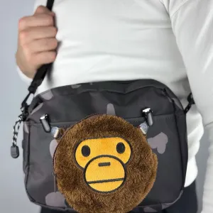 Двостороння сумка Bape Camo Shoulder Bag + гаманець Baby Milo.