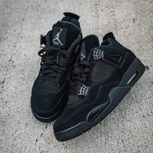 Чоловічі кросівки Nike Air Jordan Retro 4 "Black Cat" Розміри 40-45
