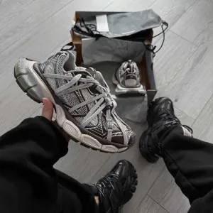 Кросівки Balenciaga 3XL Extreme Lace Grey - Brown premium | Кроссовки жіночі чоловічі
