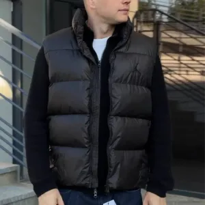 Jordan Brooklyn чоловіча пухова жилетка чорна