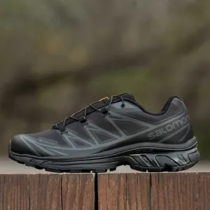 Кросівки осінні Salomon XT-6 Gore-Tex All Black premium | Кроссовки чоловічі жіночі