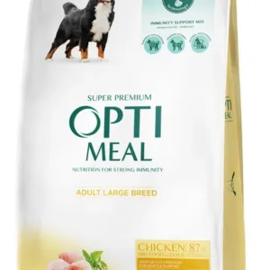 OptiMeal ( Оптимил) для собак крупных пород с курицей 12 кг