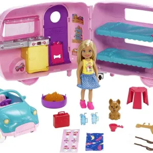 Ігровий набір Барбі Кемпер та лялька Челсі Barbie Club Chelsea Camper FXG90