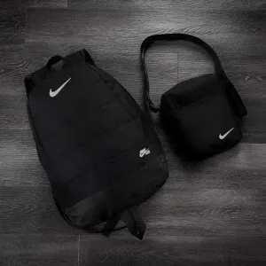 Комплект Рюкзак Сумка через плечо Nike городской мужской женский Найк