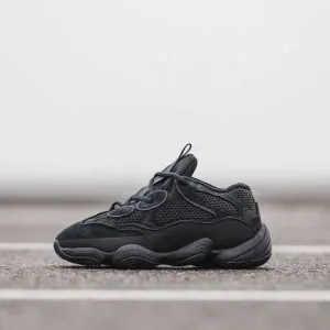 Кросівки Adidas Yeezy Boost 500 Premium Triple Black | Кроссовки Адидас чоловічі жіночі