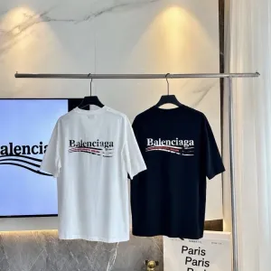 Футболка Balenciaga oversize чорна та біла S M L XL