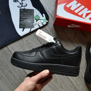 Мужские кроссовки Nike Air Force 1 Low 'Black' Размеры 40-45
