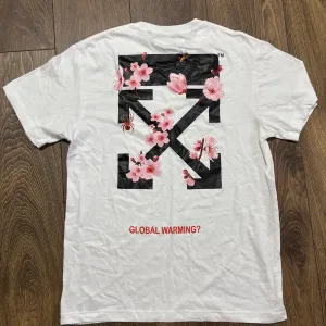 Off-White T-Shirt Global Warming біла футболка