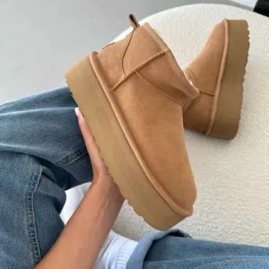 Уггі Ugg Classic Ultra Mini Platform XL Chestnut premium угги