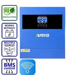 Anenji 4.2 KW 24V Wi-fi Гібридний інвертор ANJ-4000W-24V