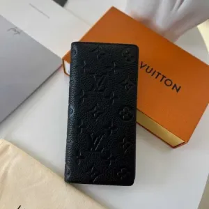 Черный бумажник Louis Vuitton кошелек Луи Виттон органайзер LV k420