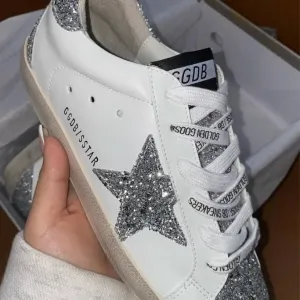 Sneakers Golden Goose Glitter/ Снікерси Голден Гус Білі Глітер/ Star