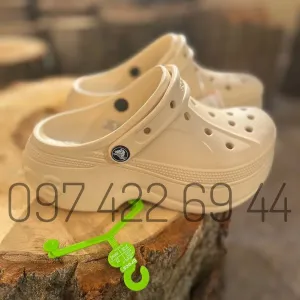 Crocs Bella Новинка сезону! Стильні жіночі сабо Crocs Bella на Платфор