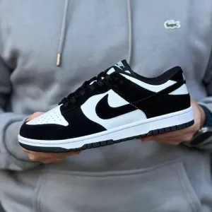 Кросівки Nike SB Dunk Suede Black/White premium | Кроссовки Найк чоловічі жіночі
