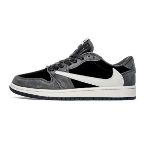Кросівки Nike Air Jordan 1 Retro Low Travis Scott Silver premium | Кроссовки Найк чоловічі жіночі