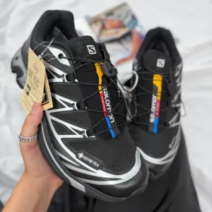 Gore-Tex! Кроссовки Salomon Xt-6 Black Silver•Соломон (чорні),salomon