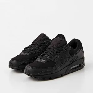 Женские кроссовки Nike Air Max 90 Triple "Black" Размеры 36-40