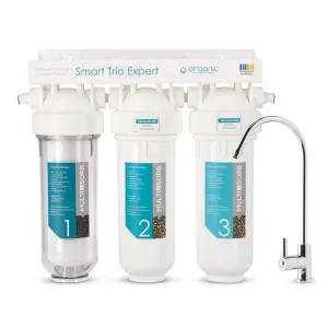 Покращена потрійна система очищення води ORGANIC SMART TRIO EXPERT для жорсткої води з високим вмістом заліза та органічних речовин