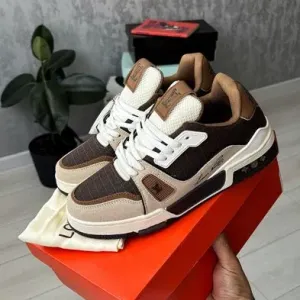 Кросівки Louis Vuitton LV Trainer Outdoor Brown premium | Кроссовки чоловічі
