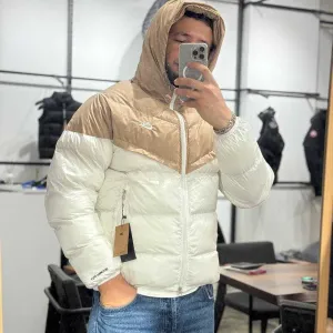 Пуховик Nike Storm-Fit бежевий зимова куртка Найк шторм фит S M L XL
