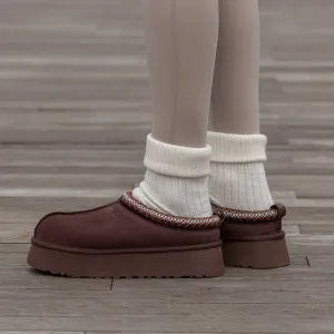 Уггі UGG Tasman Platform Brown Luxe угги осінні/зимові з хутром