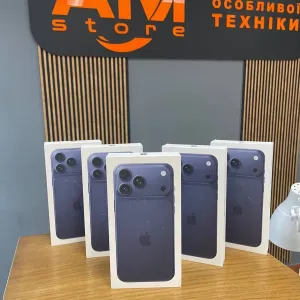 iPhone 17 pro max 512 blue ESIM, гарантія 12 місяців, магазин
