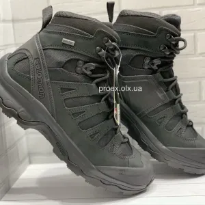 SALOMON Quest 4D Forces 2 Black | Тактические ботинки | GTX | ВСУ, полиция