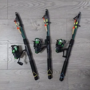 Удочки спінінги Rumpol Strong 2.1м з катушкою та повною оснасткою