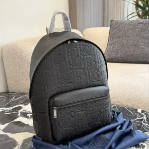Шкіряний рюкзак Christian Dior Rider, натуральна шкіра, великий рюкзак, чоловіча сумка Dior, кожаный рюкзак диор