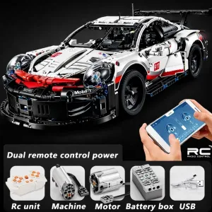 ‼️НА РАДІОКЕРУВАННІ‼️ Конструктор Technic – Porsche 911 RSR 1/1 з LEGO