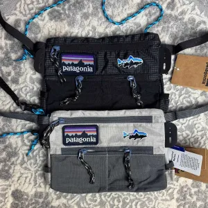 Сумка patagonia чорна, сіра, месенджер через плече патагонія, через плечо, черная, серая, патагония