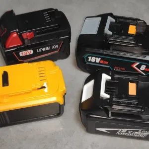 Акумулятор DeWalt ,Makita , Milwaukee 18 v 6 ah. та 10 ah