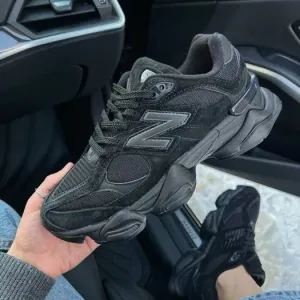 New Balance 9060 Triple Black кросівки ню беланс 9060 чорні