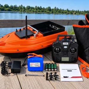 Карповий кораблик для рыбалки  Flytec D16 GPS 24000mah 500м для прикормки Прикормочный  Автоповернення  Рыболовный Рибацький