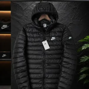 ЦЕНА ТАКОГО ОТ 3000!Мужская осенняя куртка Nike, демисезонная мужская куртка черного цвета найк