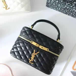 Сумка жіноча Yves Saint Laurent маленька чорна сумочка Брендована сумка Івсен Лоран Маленька женская сумка натуральна шкіра
